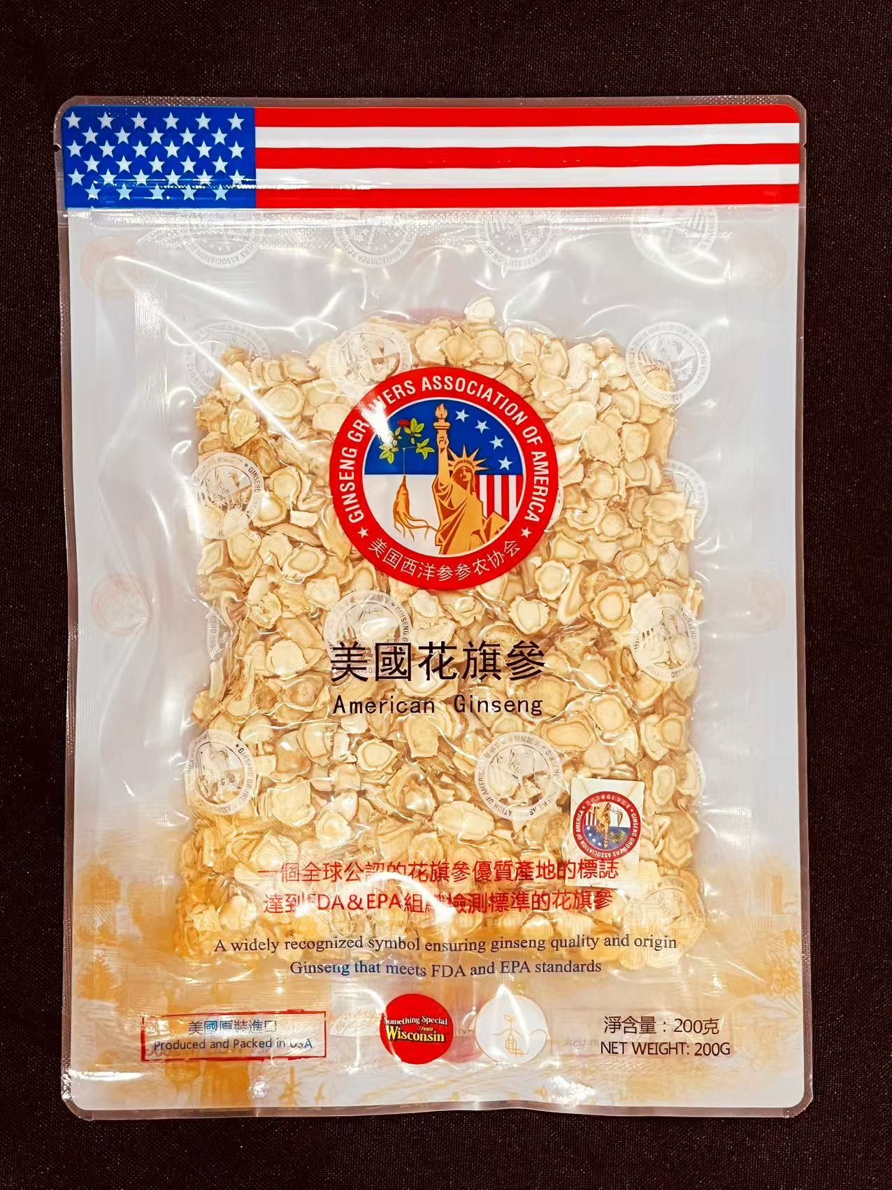3号参片200克 (3# Ginseng Slices 200g)